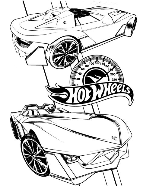 hot wheels colouring pages|Hot Wheels Coloring Pages